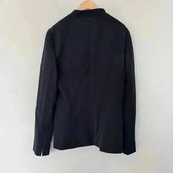 Tahari ASL Womens Blazer Black Size 4 Gold Detailing Business Casual - Picture 6 of 6